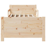 Bed Frame with Headboard Brown 80 x 200 cm Engineered Wood 877209