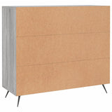 Sideboard Grey Sonoma 90x34x80 cm Engineered Wood 828082