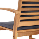 Garden Sofa Set Natural Solid teak wood 3356860