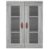Highboard Grey Sonoma 69,5x34x180 cm Engineered Wood 3198575