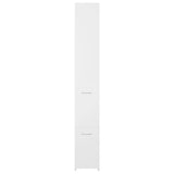 Bathroom Cabinet White 25x26.5x170 cm Engineered Wood 808431