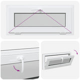 Basement Window Internal Colour White RISOR 90 x 40 cm 42047305