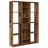 Room Divider/Book Cabinet Old Wood 100x24x140 cm Engineered Wood 855842