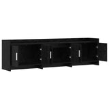 TV Cabinet 168 x 33 x 47 cm Black Oak Engineered Wood 8011204