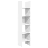 Book Cabinet White 40x35x180 cm Engineered Wood 803398