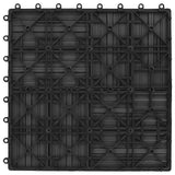 11 pcs Decking Tiles WPC 30x30 cm 1 sqm Grey 45030