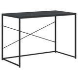 30208 Computer Desk Black 110x60x70 cm Engineered Wood