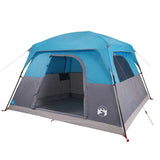 Camping Tent Cabin 4-Person Blue Waterproof 94543