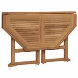 Outdoor Dining Set Teak Brown Solid teak wood Compact Foldable 3096573