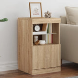 Sideboard with LED Lights Sonoma Oak 41x37x67 cm 836681