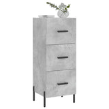 Sideboard Concrete Grey 34.5x34x90 cm Engineered Wood 828616