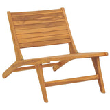 Garden Chair Natural Teak 49366