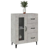 Sideboard Concrete Grey 69.5x34x90 cm Engineered Wood 812217