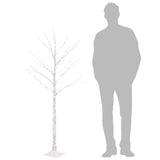 LED White Birch Tree Warm White 72 LEDs 150 cm 345143