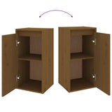 TV Cabinets 2 pcs Honey Brown Solid Wood Pine 3100157