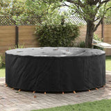 Furniture Cover Black 279 x 279 x 71 cm 600D Oxford Fbric 4106031