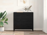 Sideboard Black Oak 69.5 x 34 x 90 cm Engineered Wood and Iron 880645