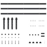 Sliding Cabinet Door Kit 244 cm Carbon Steel 4009671