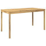 Garden Bar Table White 196 x 100 x 105 cm Solid Acacia Wood 3394425