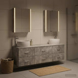 Bathroom Furniture Set 5 pcs Concrete Grey 3407010