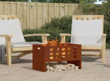 Fire Bowl Brown 50 x 30 x 40 cm Steel 858971