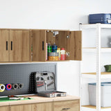 Garage Wall Cabinet Artisan Oak Engineered Wood 860659