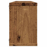ZNTS Wall Cube Shelves 6 pcs Old Wood 60x15x23 cm Engineered Wood 856588