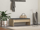 Hall Bench with Cushion Sonoma Oak 83 x 38 x 40 cm 891554