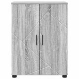 Bathroom Cabinet with Storage Grey Sonoma 60 x 35 x 80 cm 883310