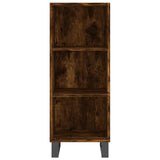 Sideboard Smoked Oak 34.5x32.5x90 cm Engineered Wood 828761