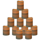 Flameless LED Candles 24 pcs with Remote Control Warm White 335779