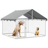 Outdoor Dog Kennel with Roof 200x200x150 cm 171498