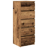 Sideboard with Drawers Old Wood 37.5x35x99 cm Engineered Wood 861767