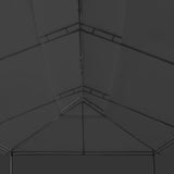 Gazebo with Curtains 600x298x270 cm Anthracite 47966