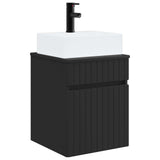 Wall-mounted Sink Vanity Black 39 x 41 x 62.5 cm 890573