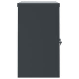 ZNTS File Cabinet Anthracite and Red 90x40x70 cm Steel 339725