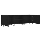 TV Cabinet Black 150x30x50 cm Engineered Wood 829117