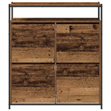 Shoe Cabinet Old Wood 100 x 34 x 112 cm Engineered Wood 3365547