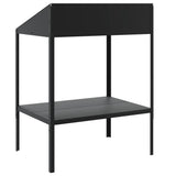 Plant Stand Anthracite 75.5x54.5x100 cm Galvanised Steel 364535