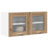 Hanging Cabinet Artisan Oak and White 80 x 31 x 40 cm 884240