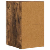 Bedside Table 2 pcs Smoked Oak 29.5 x 33.5 x 50 cm 891235