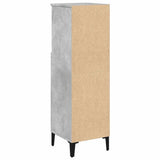Bathroom Cabinet Concrete Grey 30x30x100 cm Engineered Wood 857110