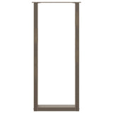 Bar Table Legs U-Shaped 2 pcs Natural Steel 50x cm Steel 4013247