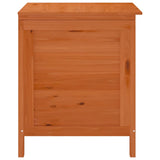 Garden Storage Box Brown 50x49x56,5 cm Solid Wood Fir 364751