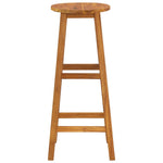 ZNTS Bar Stools 6 pcs Solid Acacia Wood 310287