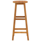 ZNTS Bar Stools 6 pcs Solid Acacia Wood 310287