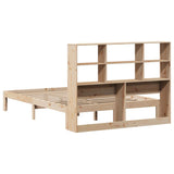 Bookcase Bed without Mattress 120x190 cm Small Double Solid Wood Pine 3322550
