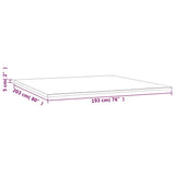 Mattress Topper 193x203x5 cm King 347919