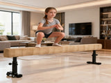 7.5ft Adjustable Balance Beam, Gymnastics Beam with Wheels, Gymnastics Equipment for 6 Years Old T3398P425025