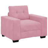 Sofa 3 pcs Pink Velvet 3324642